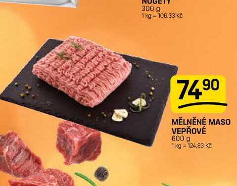 MĚLNĚNÉ MASO VEPŘOVÉ 600 g 