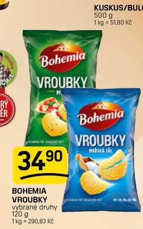 BOHEMIA VROUBKY vybrané druhy 120 g