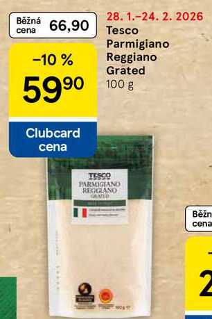 Tesco Parmigiano Reggiano Grated, 100 g 