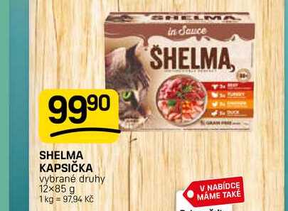 SHELMA KAPSIČKA vybrané druhy 12×85 g