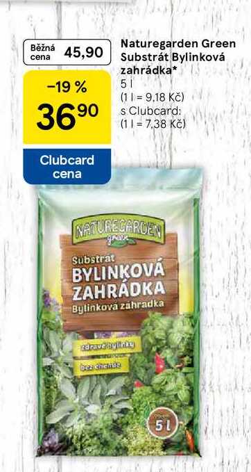 Naturegarden Green Substrát Bylinková zahrádka, 5 l
