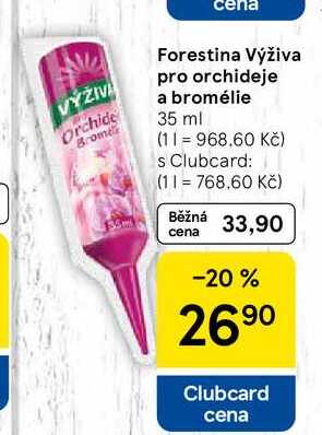 Forestina Výživa pro orchideje a bromélie, 35 ml 