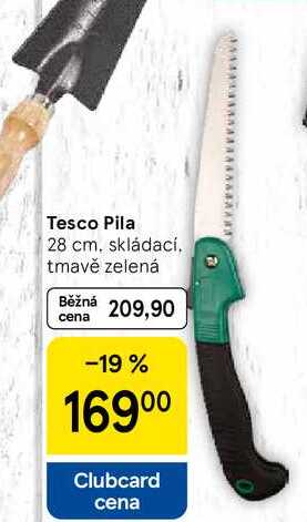 Tesco Pila, 28 cm, skládací. tmavě zelená  