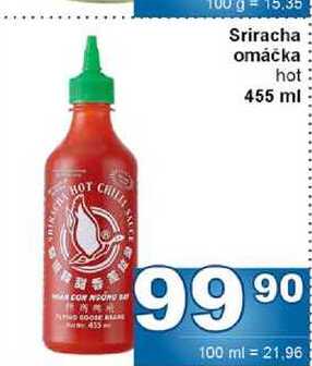 Sriracha omáčka hot 455 ml