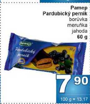 Pardubický perník borůvka meruňka jahoda 60 g 
