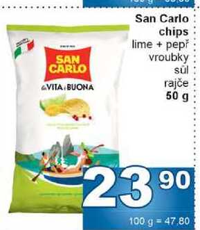 San Carlo chips 50g