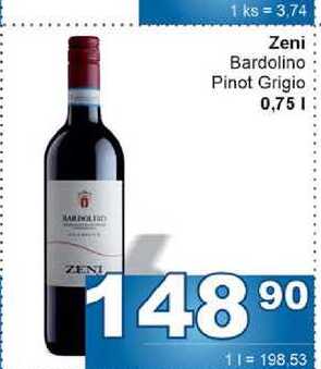 Zeni Bardolino Pinot Grigio 0,75l