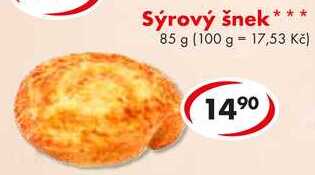 Sýrový šnek, 85 g