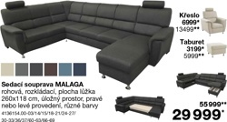 Sedací souprava MALAGA