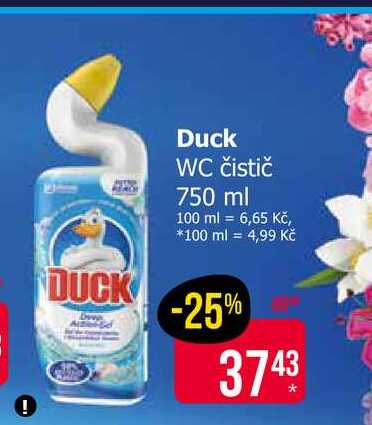 Duck WC čistič 750 ml 