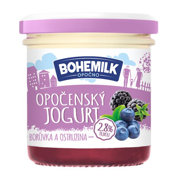 Bohemilk Opočenský jogurt borůvka - ostružina 2,8%