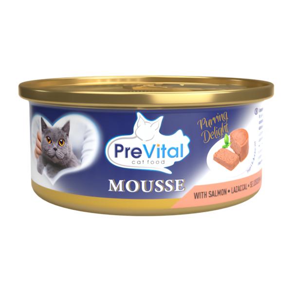 PreVital Konzerva pro kočky, losos