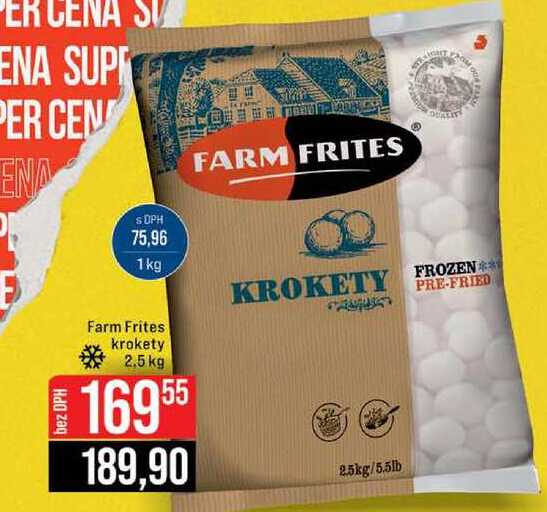 Farm Frites krokety 2,5 kg 