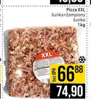 Pizza XXL šunka+žampiony šunka 1 kg