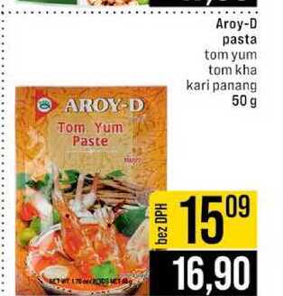 AROY-D Paste tom yum tom kha kari panang 50 g