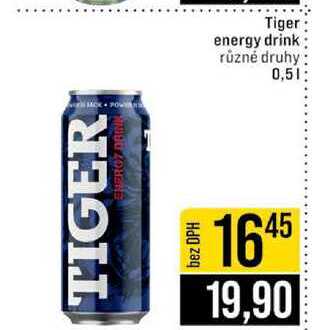 Tiger energy drink různé druhy 0,5l
