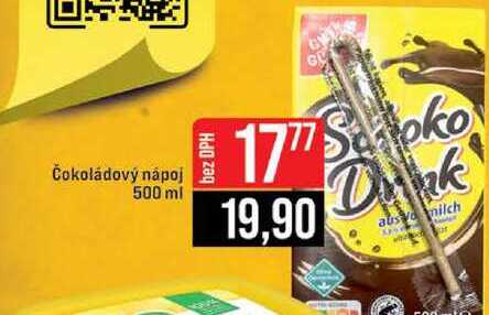 Čokoládový nápoj 500 ml 