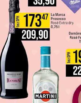 La Marca Prosecco Milka Rose Extra dry 0,75l