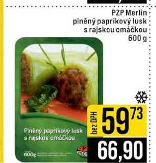 PZP Merlin plněný paprikový lusk s rajskou omáčkou 600 g
