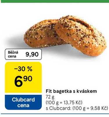 Fit bagetka s kváskem, 72 g