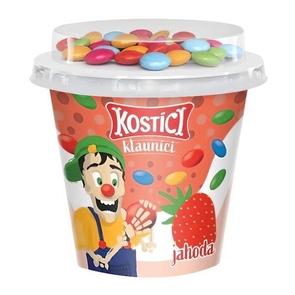 Kostíci Klauníci jogurt jahodový