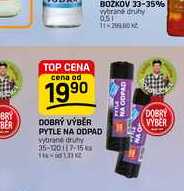 DOBRÝ VÝBĚR PYTLE NA ODPAD 35-120l