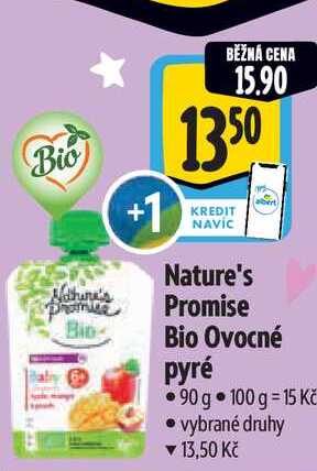 Nature's Promise Bio Ovocné pyré 90 g