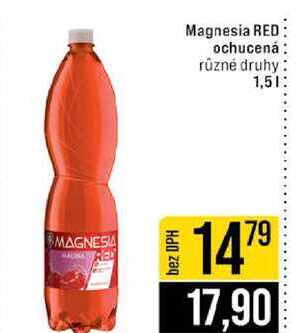 Magnesia RED ochucená různé druhy 1,5l
