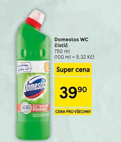 Domestos WC čistič, 750 ml 