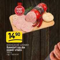 ŠUNKOVÝ SALÁM DOBRÝ VÝBER 100 g 