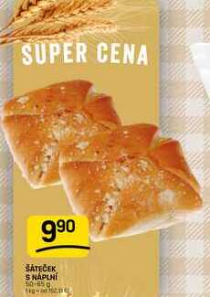 ŠÁTEČEK S NÁPLNÍ 50-65g