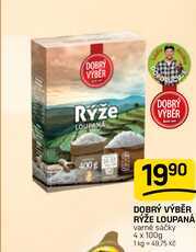 RÝŽE LOUPANÁ varné sáčky 4 x 100g 