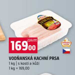 VODŇANSKÁ KACHNÍ PRSA 1 kg s kosti a kůží 