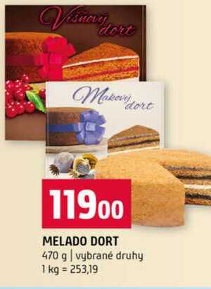 MELADO DORT 470 g vybrané druhy 