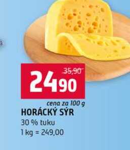 HORÁCKÝ SÝR 30% tuku 100g