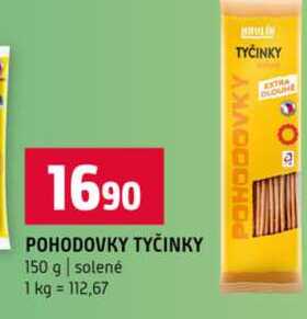 POHODOVKY TYČINKY 150 g solené