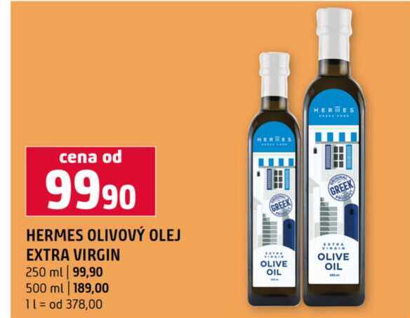 HERMES OLIVOVÝ OLEJ EXTRA VIRGIN 250 ml 500 ml 