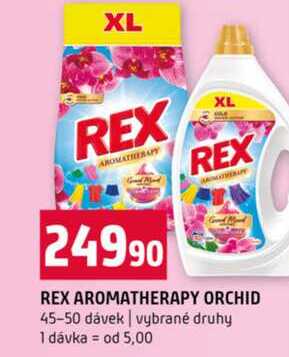 REX AROMATHERAPY ORCHID 45-50 dávek vybrané druhy