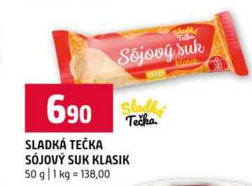 SLADKÁ TEČKA SÓJOVÝ SUK KLASIK 50 g 