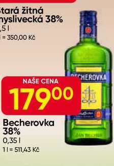 Becherovka 38% 0,35l