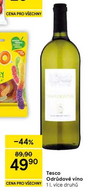 Tesco Odrůdové víno, 1 l