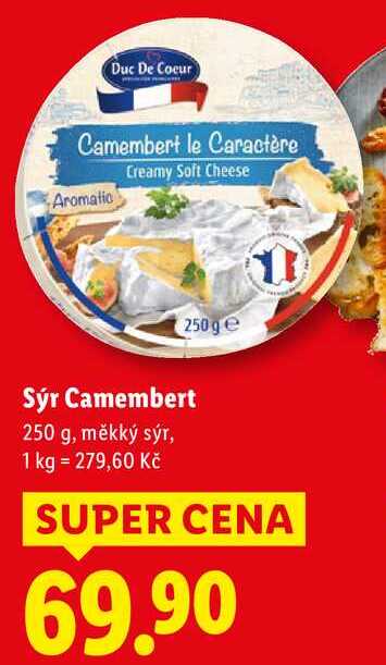 Sýr Camembert, 250 g