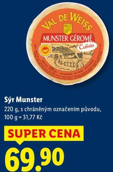 Sýr Munster, 220 g