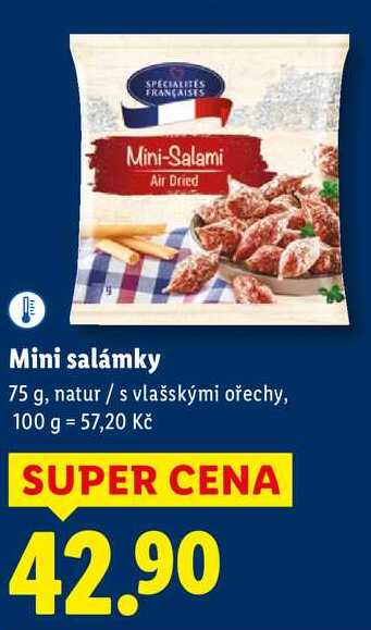 Mini salámky, 75 g