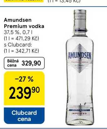 Amundsen Premium vodka, 0,7 l