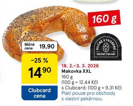Makovka XXL, 160 g 