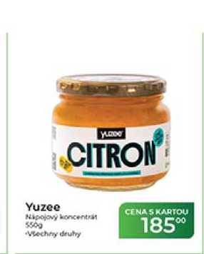 Yuzee Nápojový koncentrát 550 g