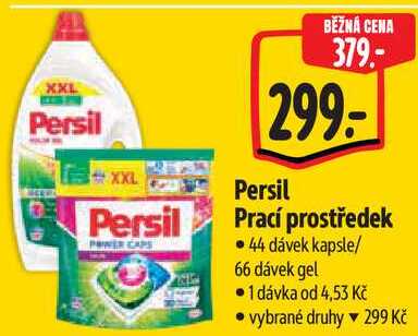 Persil Prací prostředek, 44 dávek kapsle/66 dávek gel 