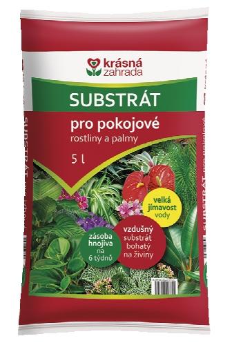 Substrát pro pokojové rostliny Krásná zahrada, 1 KS