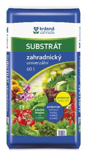 Zahradnický substrát Krásná zahrada, 60 l
